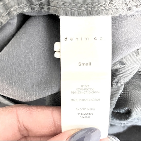 Denim Co. Men's Gray Cargo Joggers Size Small - Picture 11 of 13